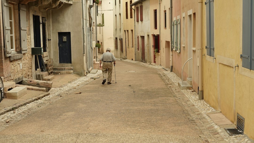 old french tv series scene